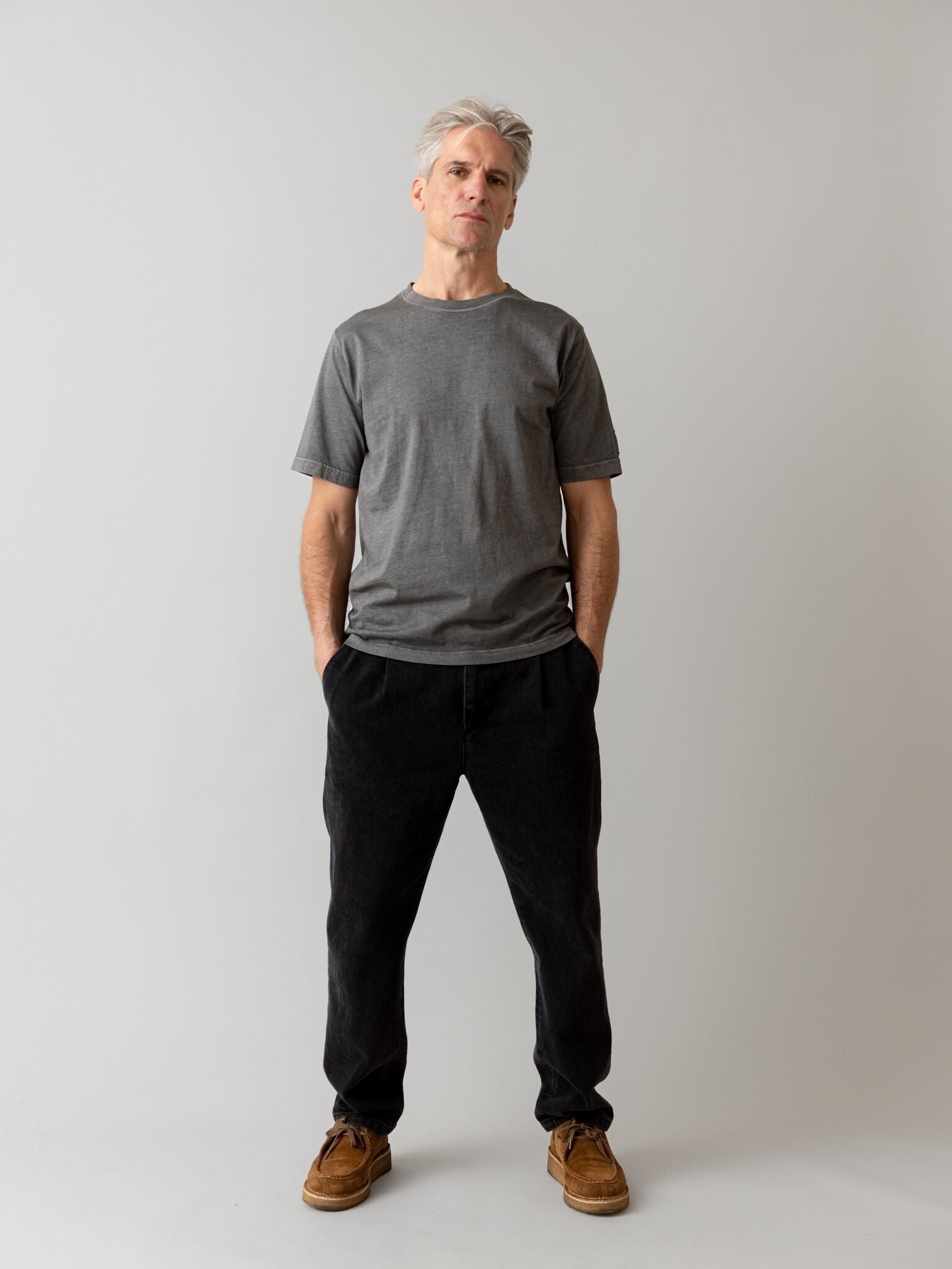Modelshot / Grey Denim / Detail